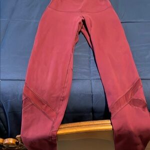 Old Navy Burgundy Leggings